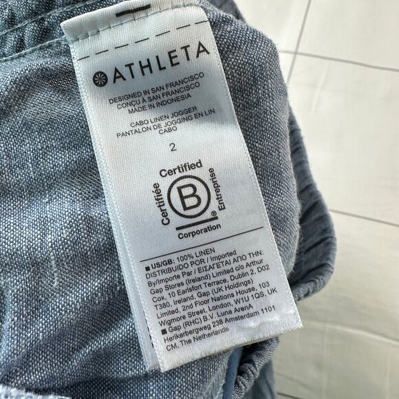 Athleta Light Blue Joggers - Picture 5 of 11